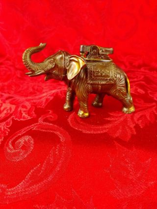 Vintage Hadson Elephant Cigarette Lighter