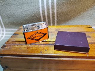 Vintage Nos Lighter - Hadson Advertising.  Orange Diamond Taxicab Toronto W.  Box.