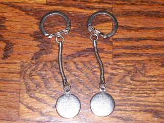 Vintage Zippo Keychains " The Cent Never Spent " 1961 & 1939.  Look