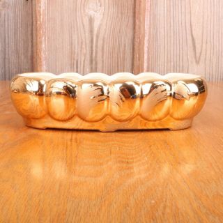 Vintage Swetye Salem Ohio 22k Gold Planter Oval Bowl