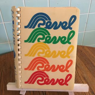 Vtg La Cookbook Revel Junior League Shreveport White Recipes 1980 Spiral Bound