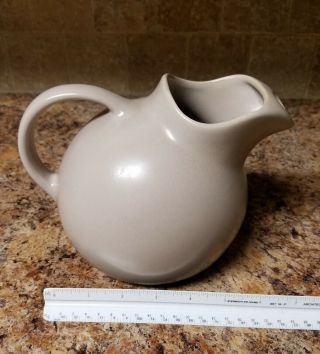 Vintage Franciscan Ware Tilt Ball Pitcher In Gray Color 99