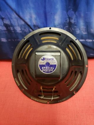 Jensen P12q Speaker 12 8 Ohm 1959 Fender Tweed Deluxe Ampeg Gibson Guitar Video