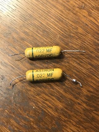 Vintage Astron.  022 400 Volt Capacitor Fender Tweed Deluxe Gibson Les Paul