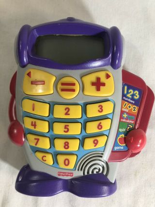 Fisher Price Fun - 2 - Learn Calcubot Interactive Calculator 2006 Educational